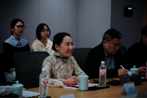 图3生科院党委副书记王倩致辞